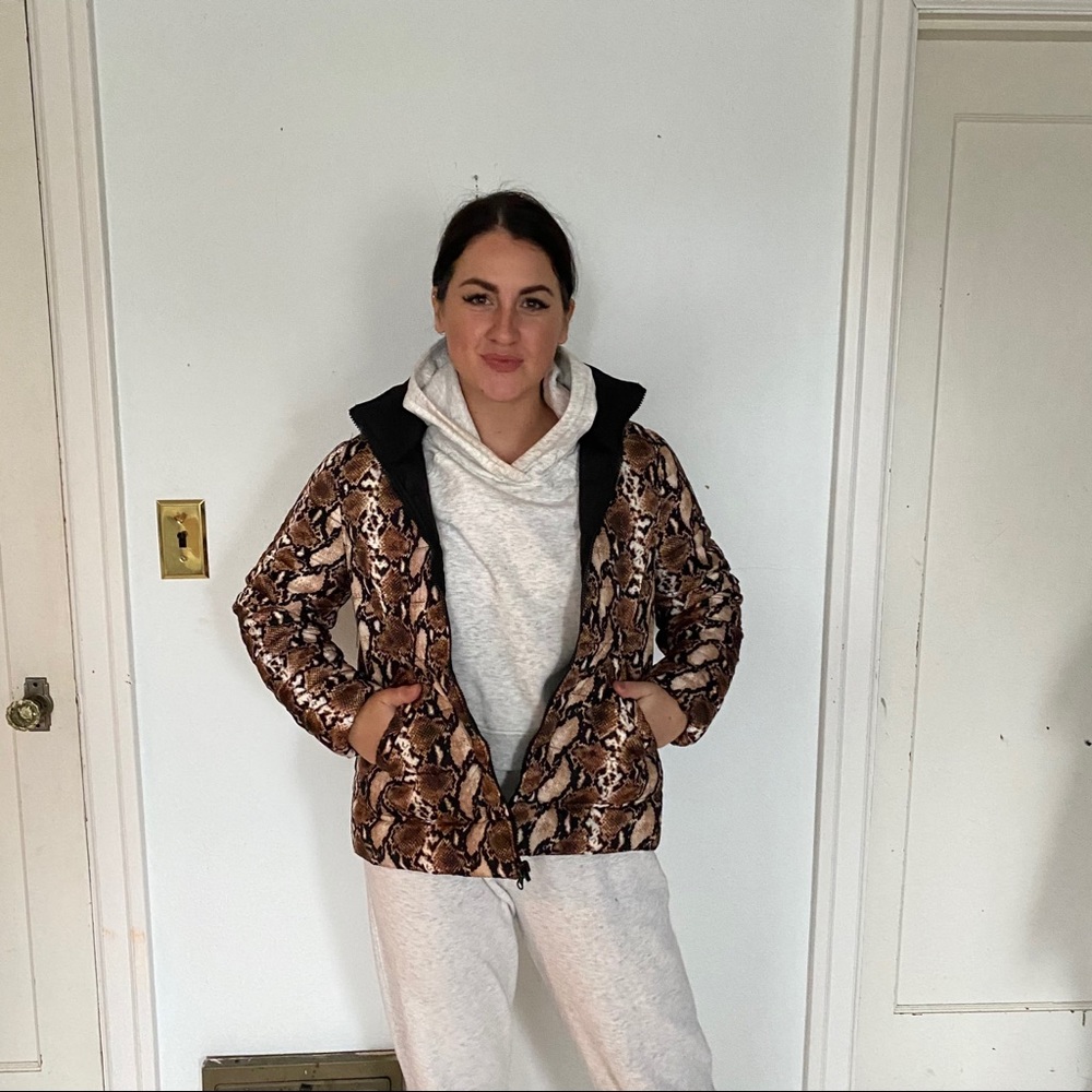 Judith March reversible puffer jacket NEW